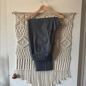 Loft slacks tapered gray Julie style